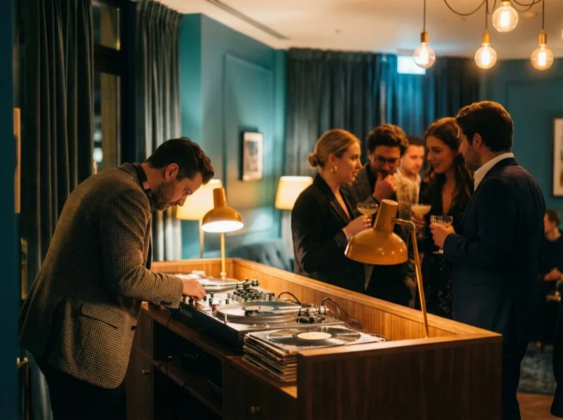 Soundeli signature mix artwork with warm ambient tones